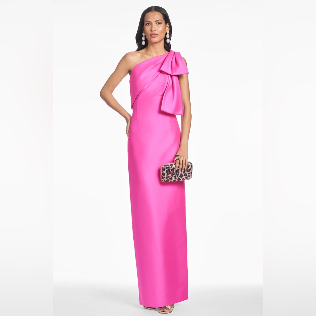 Nwot Sachin + Babi Bonnie Gown In Fuschia